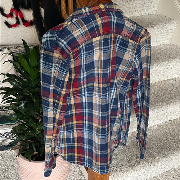 Vans Multicolor Plaid Cotton Button Down Shirt - Picture 8 of 12